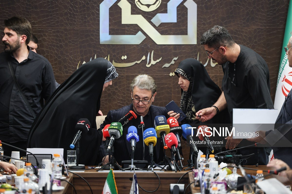 نشست خبری رئیس سازمان بیمه سلامت ایران