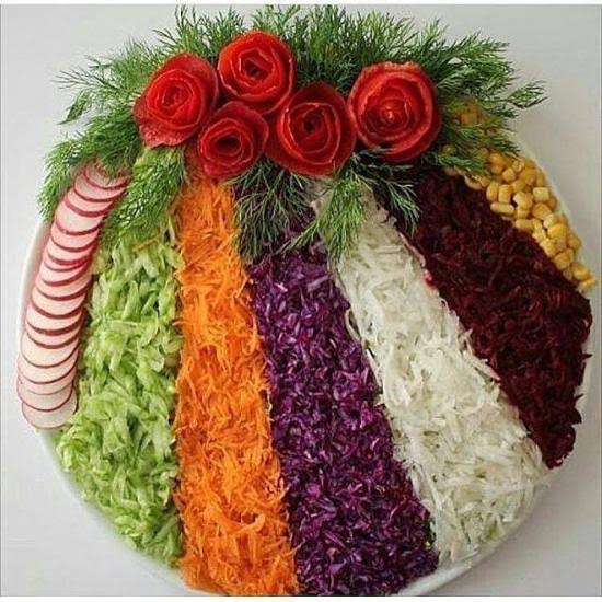 یکی از شیک ترین دیزاین سالادها