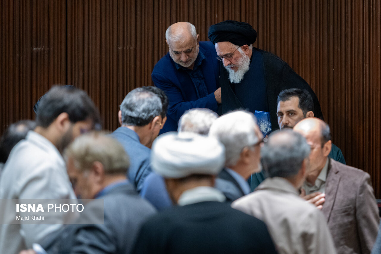 عکس/مراسم یادبود شهید لاریجانی در دانشگاه تهران