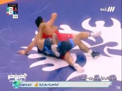 صعود مقتدرانه سعید اسماعیلی به نیمهنهایی با شکست حریف قزاق