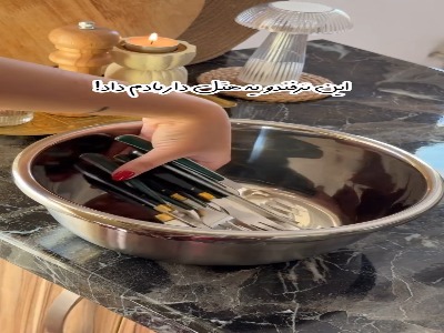 قاشق چنگالاتو مثل روز اول برق بنداز