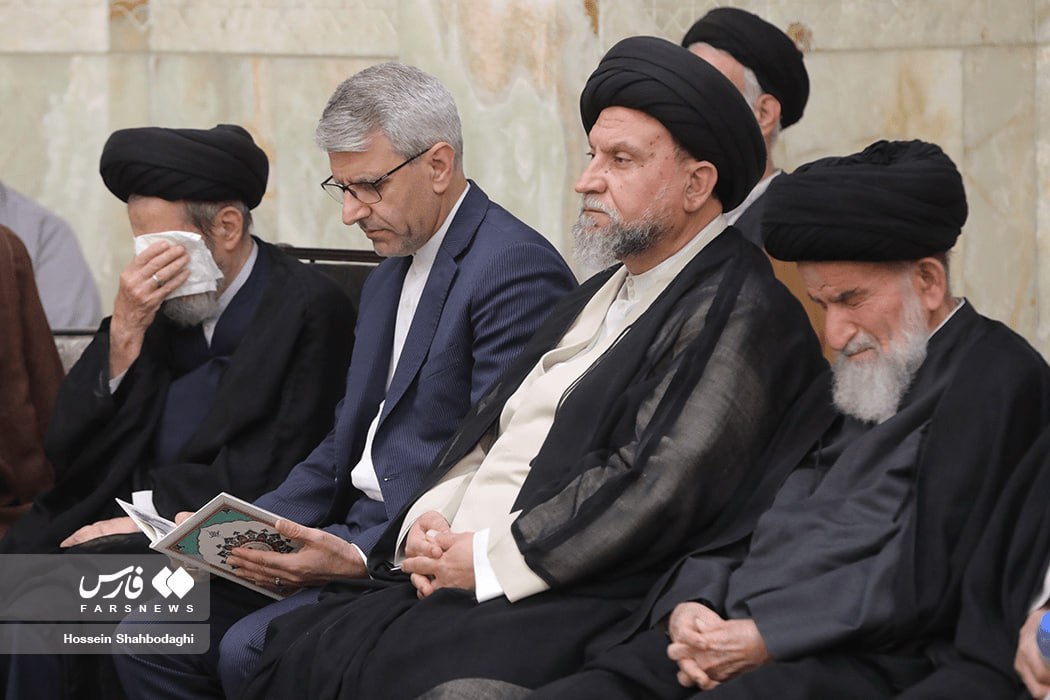 عکس/ چهلمین روز ترحیم آیتالله شبیری زنجانی(ره)