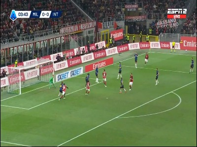 گل اول میلان به اینتر توسط پولیشیچ